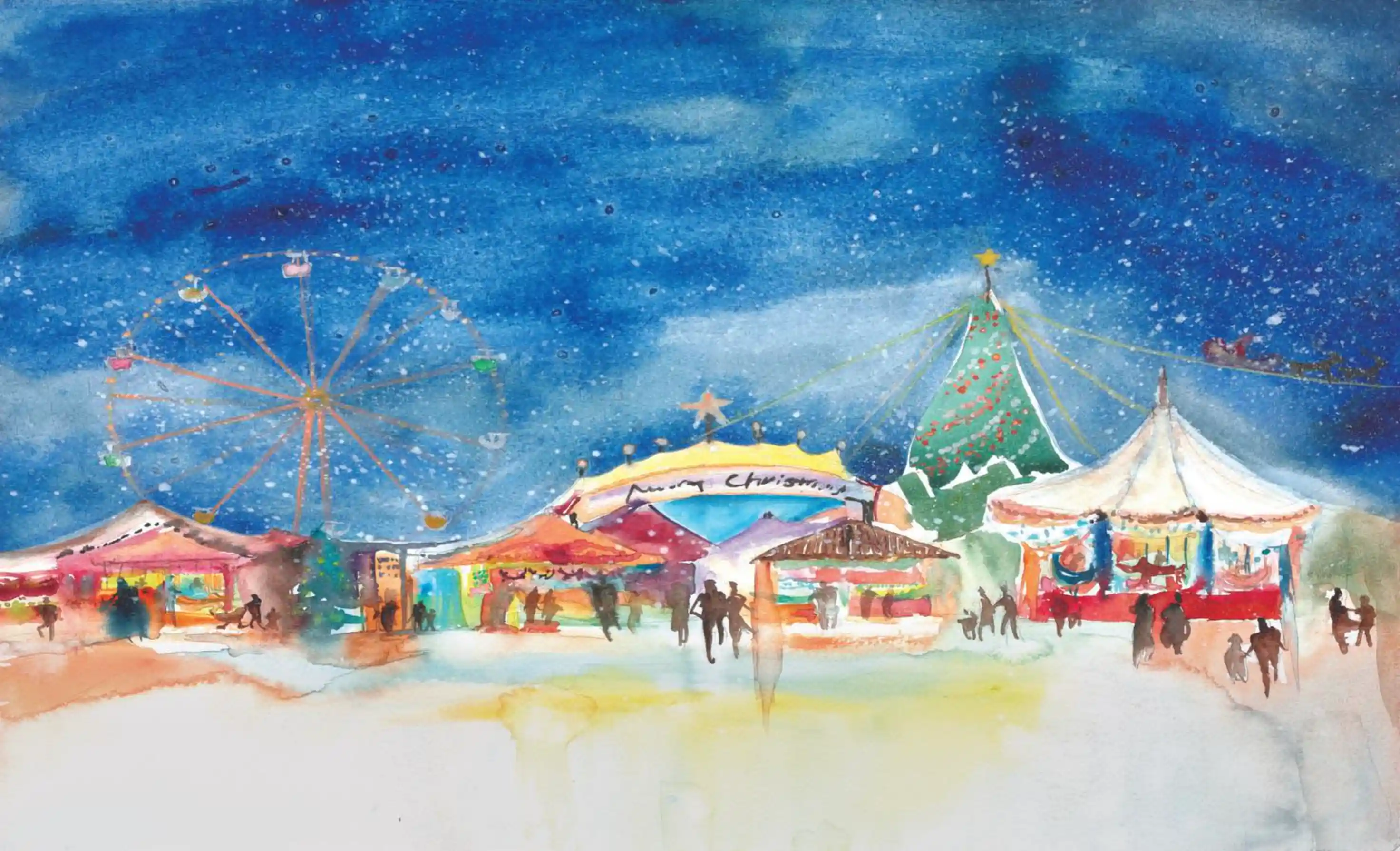 香街圣诞市集的歌谣